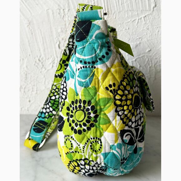 Vera Bradley Limes Away Clare Crossbody Shoulder Bag Purse Zip Top Pockets - Picture 5 of 10